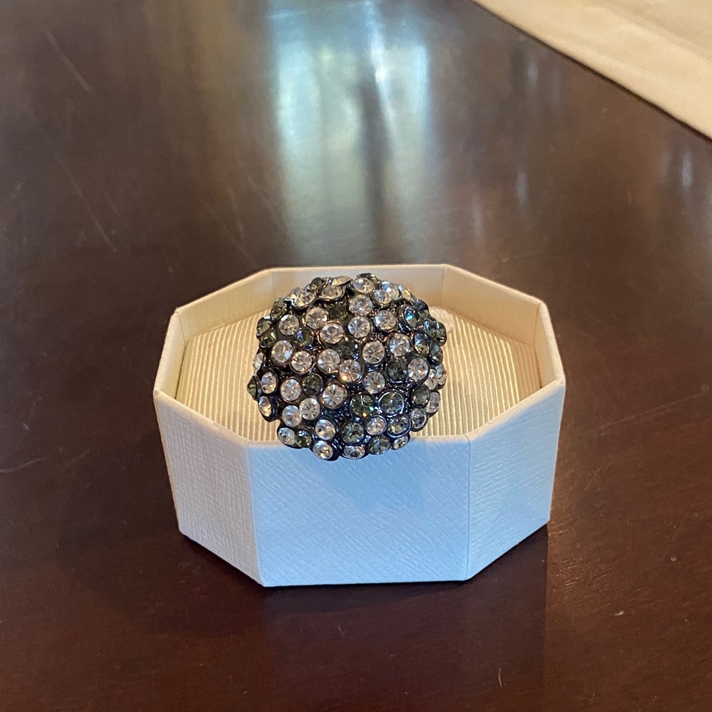 Elegant Crystal Studded Ring